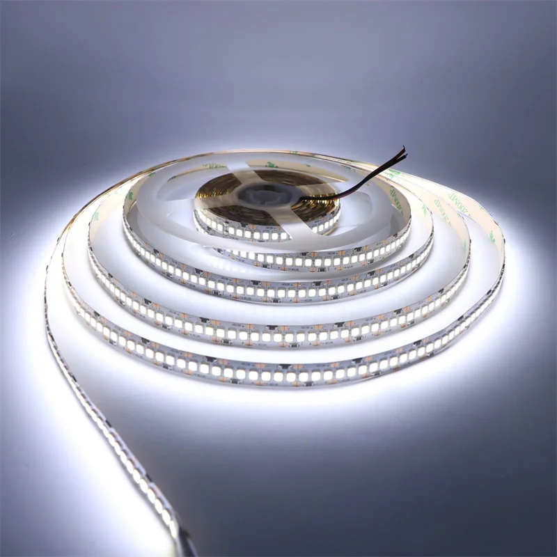 

SZYOUMY 5m/lot 10mm PCB Single Row 2835 SMD 1200 LED Strip DC12V IP20 Non waterproof Flexible Light 240 leds/m White Warm White