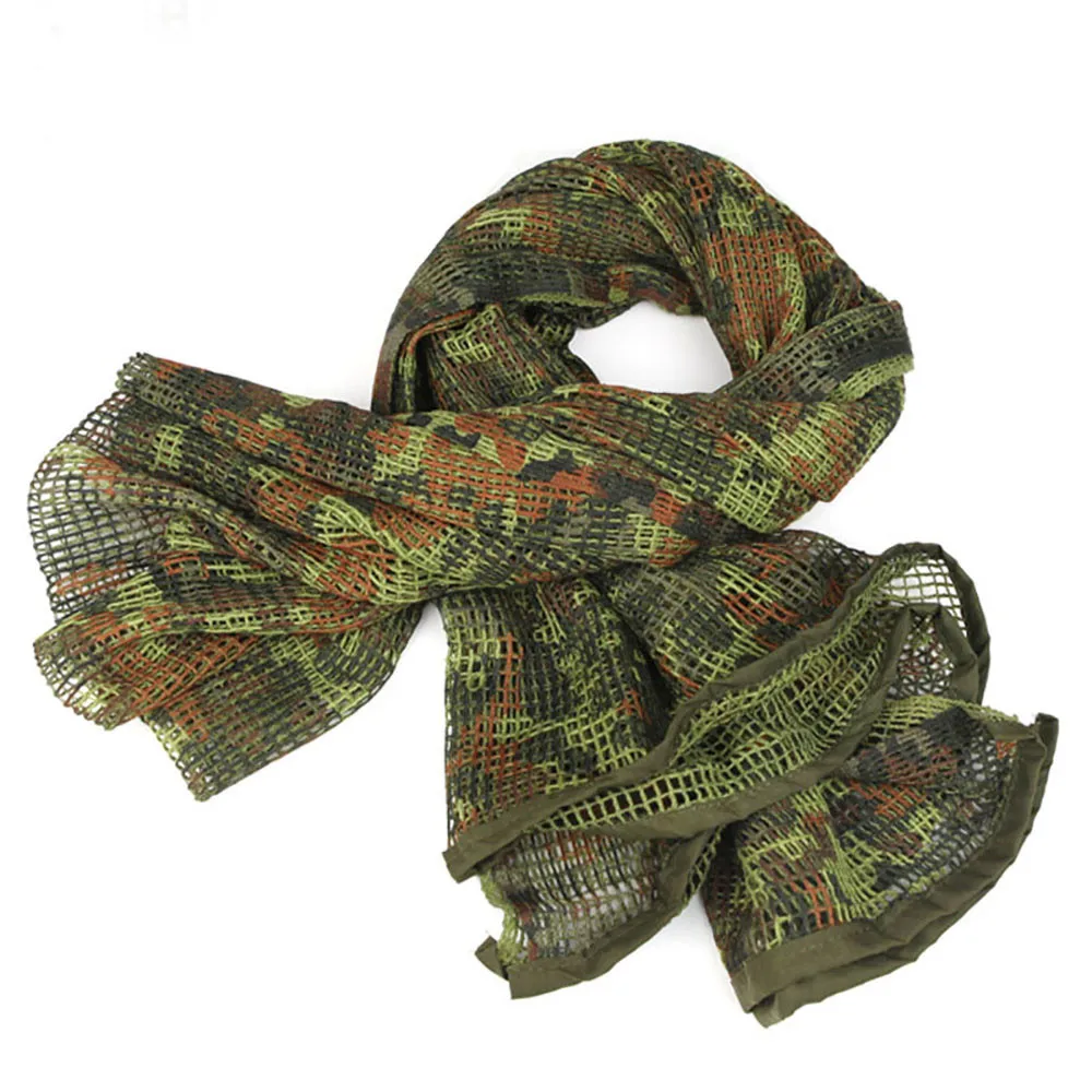 Military Men Scarves Arab Tactical Desert Army KeffIyeh Net Cloth Scarf Shawl Simple Solid Color echarpe hiver femme A9 |