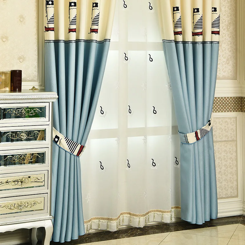 Роскошные кухонные шторы с вышивкой для детей тканевые двери гостиной детской