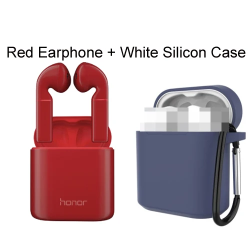 Red add case Huawei Honor Flypods Pro Беспроводные Наушники Hi-Fi HI-RES беспроводной аудио водонепроницаемый IP54 контроль беспроводного заряда Bluetooth 5,0 - Цвет: Red add case