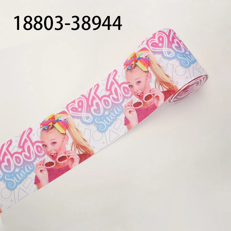 Новинка 50Y3 &quot75 мм красивая девушка JoJo лента с рисунком напечатанная grosgrain Сделай