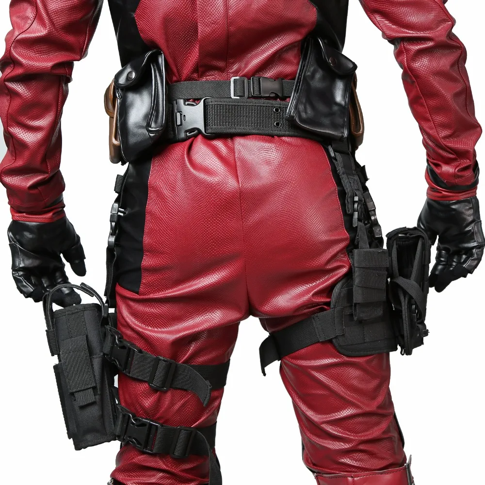 Coslive Хэллоуин Дэдпул Поясной Ремень Тактические ноги сумка с карманами кобура