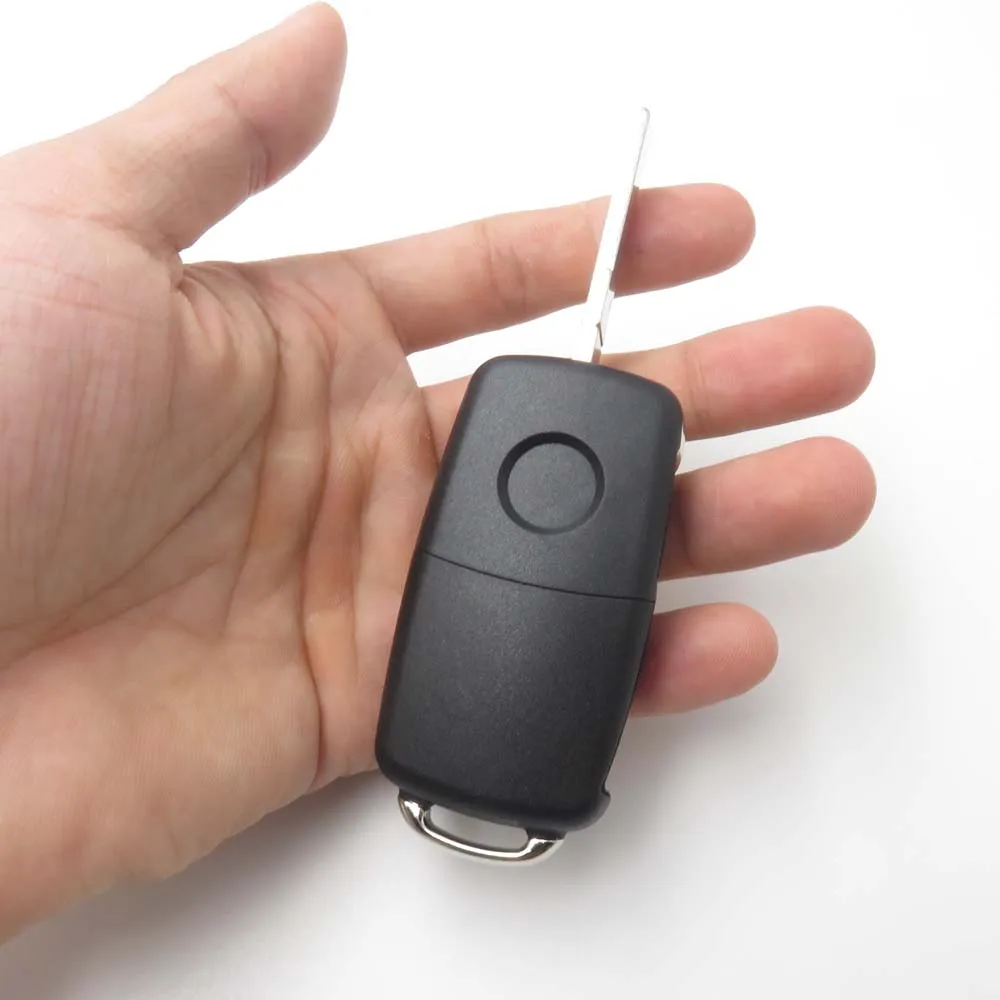 50 шт. 3 Кнопки Vw 202AD Флип Дистанционного Складной Ключ Shell FOB для VW Tiguan Гольф Sagitar