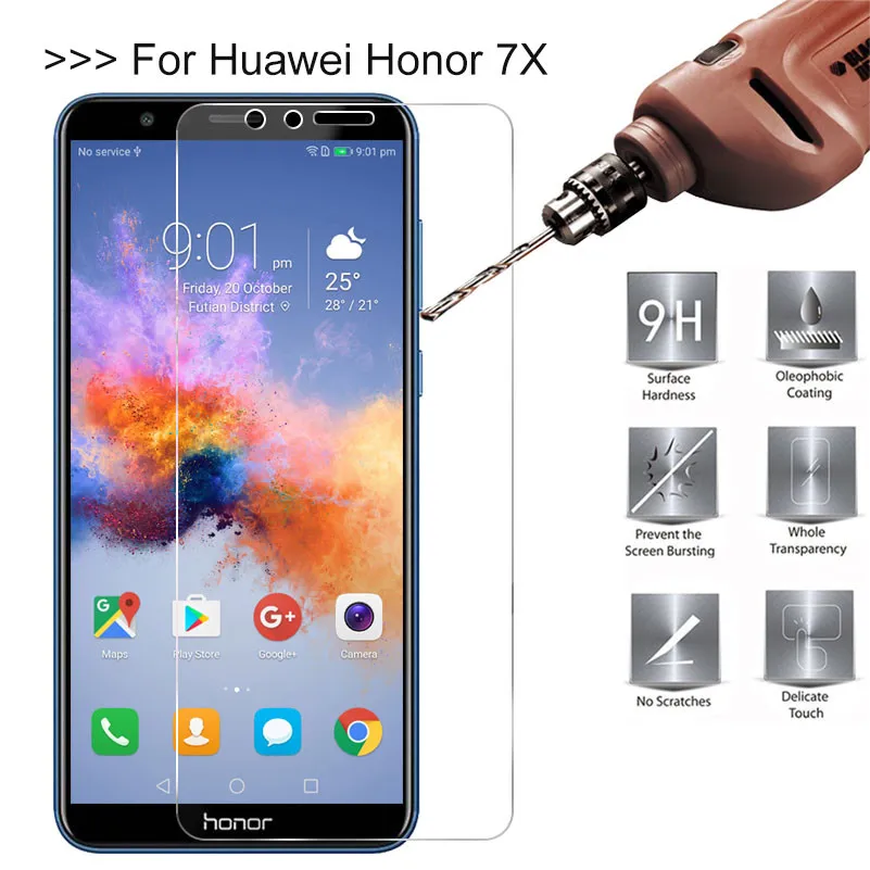 2.5D 0 26 мм 9H Премиум Закаленное стекло для Huawei Honor 7X защита экрана закаленная