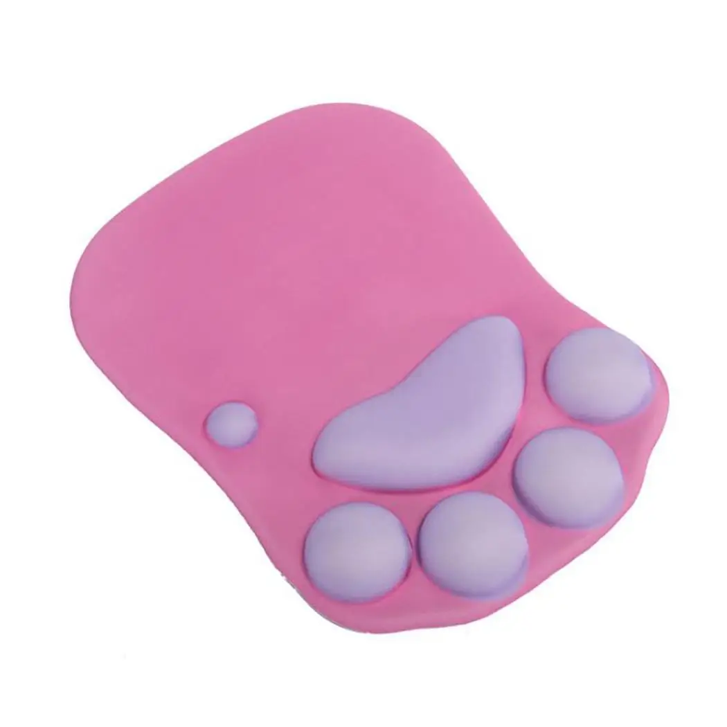 Silicone Cat Claw Pattern Mouse Pad Home Cartoon Print 340g Office Creative Thick Wrist Irregular Mat | Компьютеры и офис