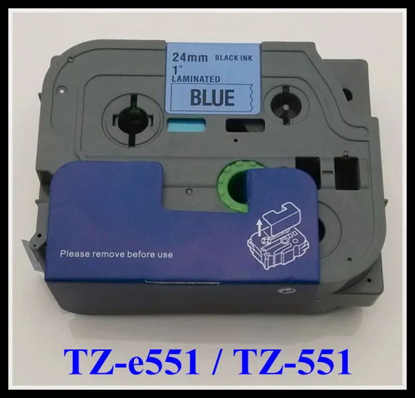 

P touch совместимая этикетка черный на белом 24 мм лента tz551