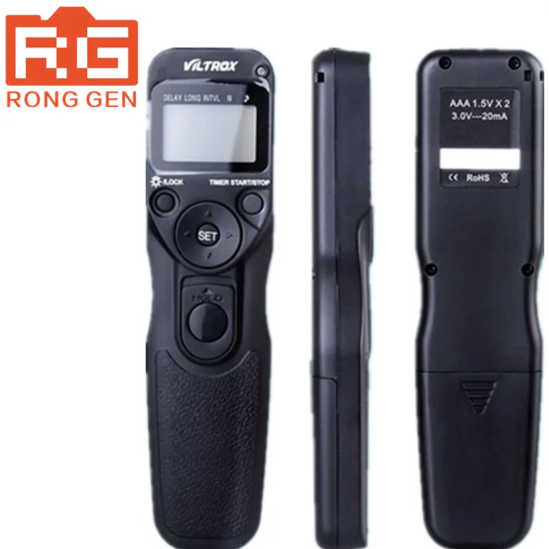 Viltrox MC-C3 ЖК-таймер с дистанционным спуском затвора для Canon C3 6D 7D 1D Mark IV 5DII III 40D 50D 30D |