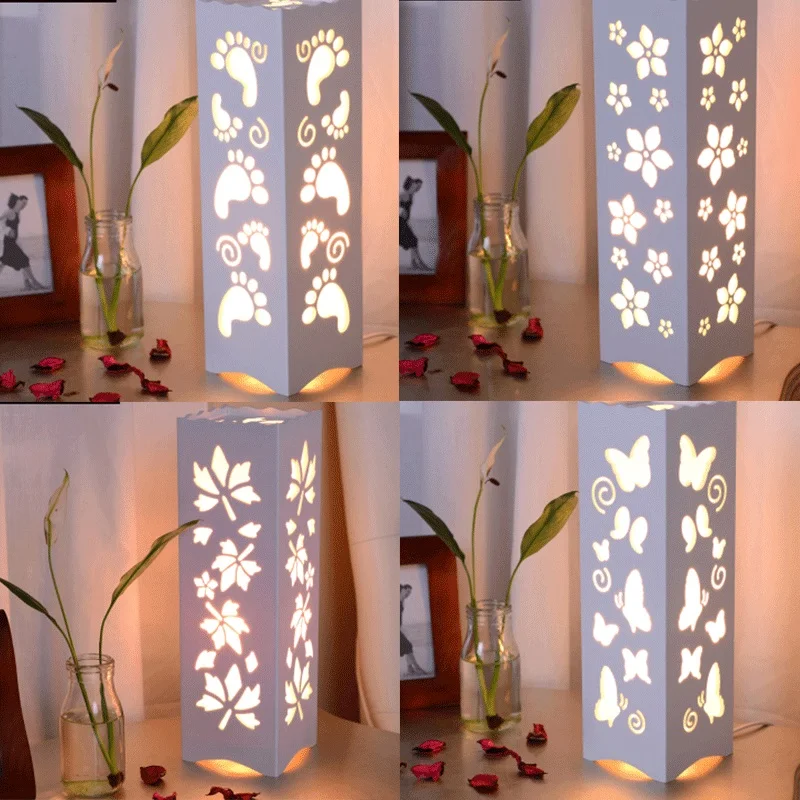 MLZAOSN модсветильник Светодиодная лампа с гравировкой цветов энергосберегающая