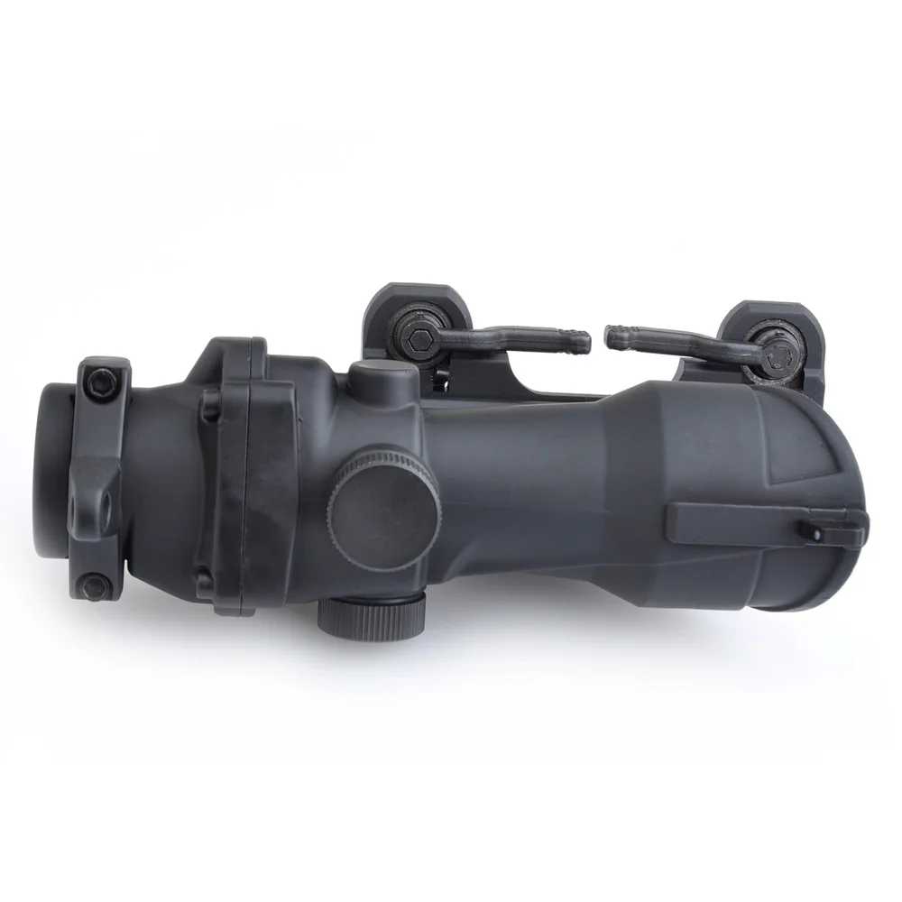Тактический Оптический прицел Triji ACOG 4x32 в красную точку железный оптический
