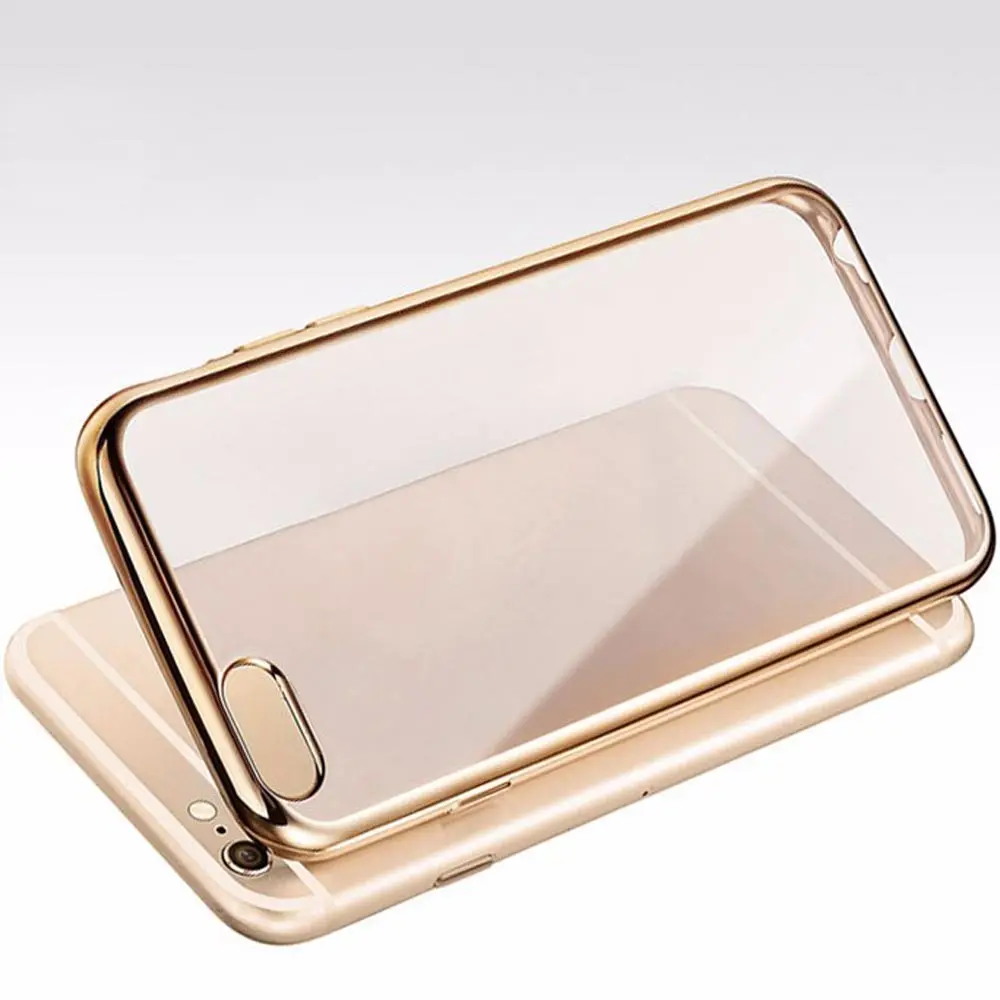 Прозрачный чехол для телефона iPhone 6 7 8 X XR XS Max роскошный мягкий из ТПУ Plus Fundas |