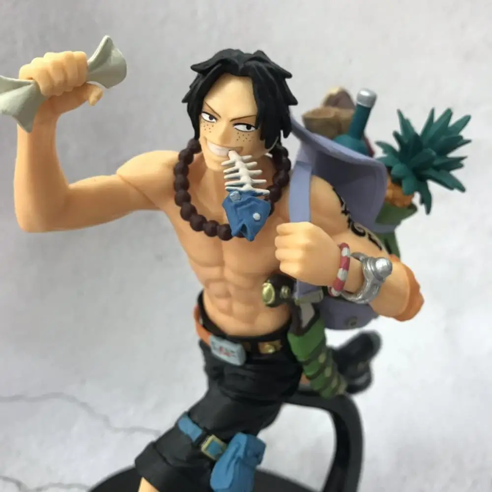 Новинка Лидер продаж аниме 20 см цельная обезьянка D. Luffy рюкзак Ace Sabo шляпа Фигурка