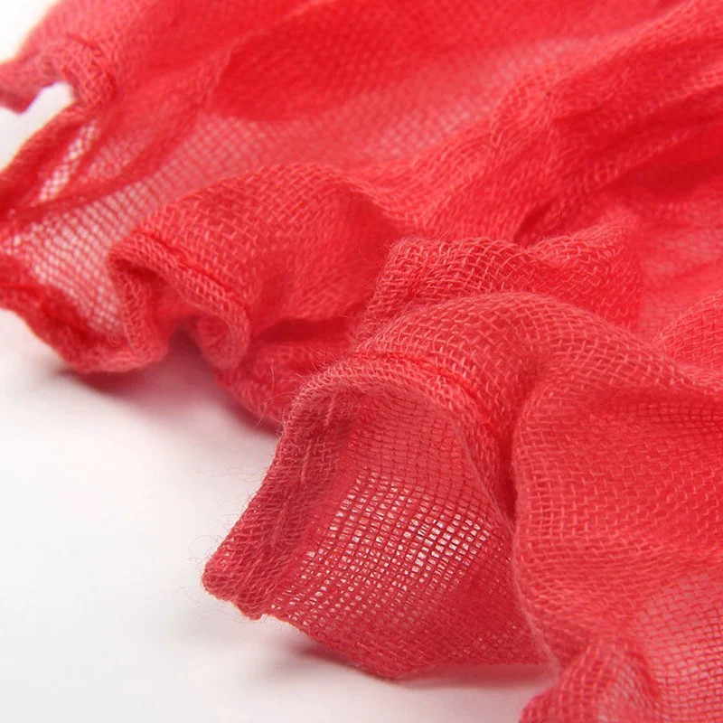 Бесплатная доставка популярные женские Большие шали шарф из хлопка и льна