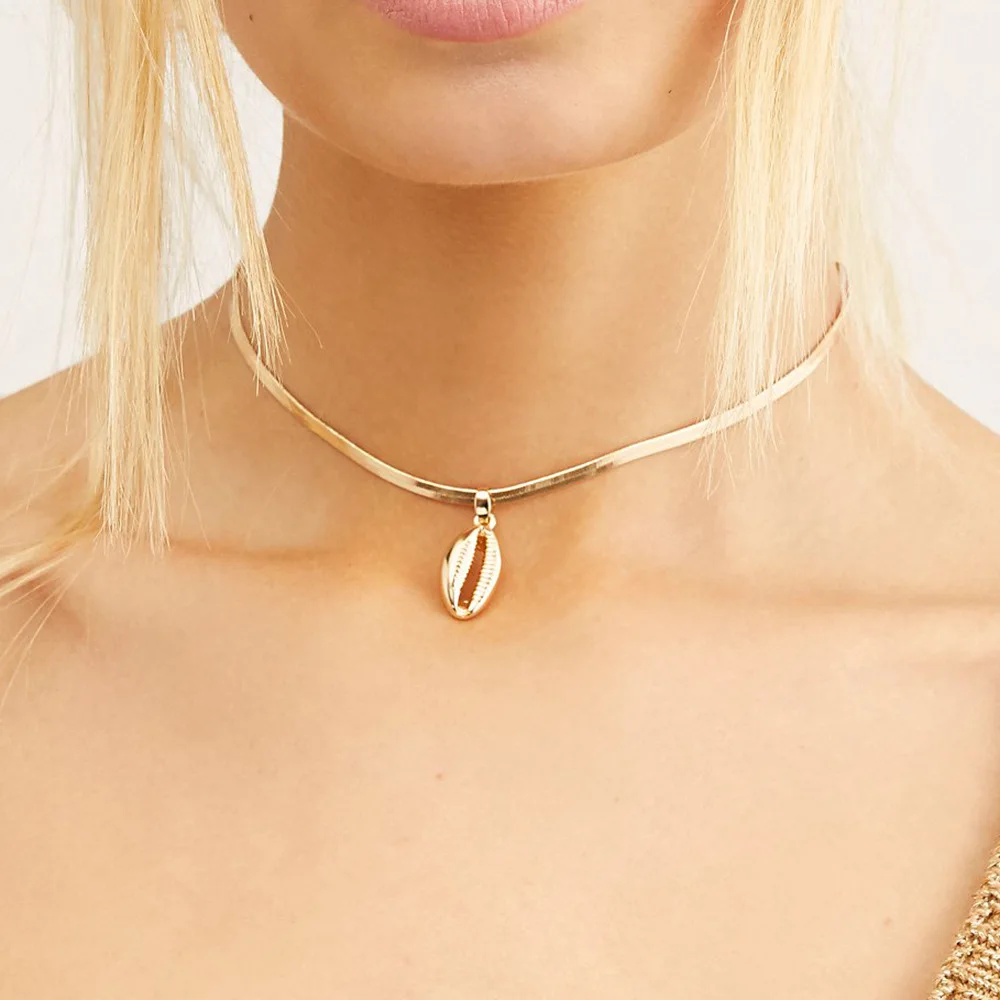 2019 летнее пляжное платье для девочек ювелирные изделия сплав оболочки ожерелье