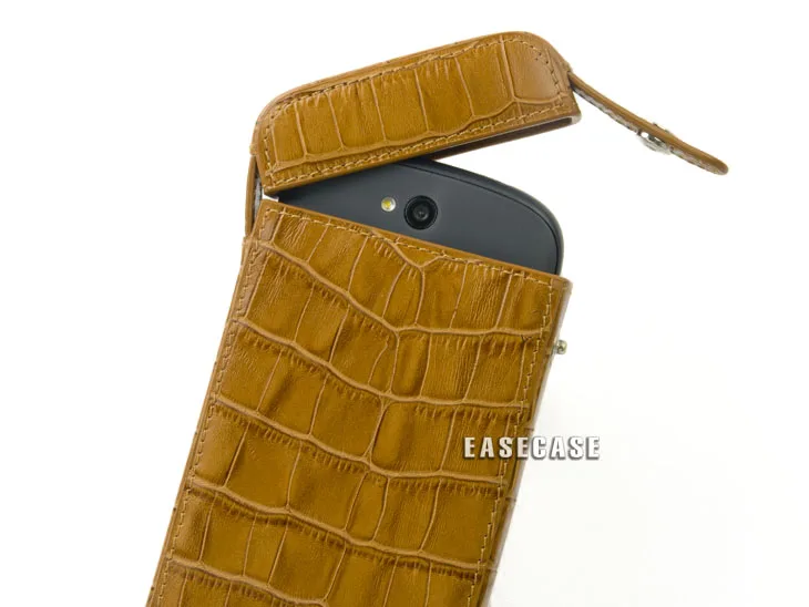 

A4 Custom-Made Genuine Leather case for yotaphone2 coffee
