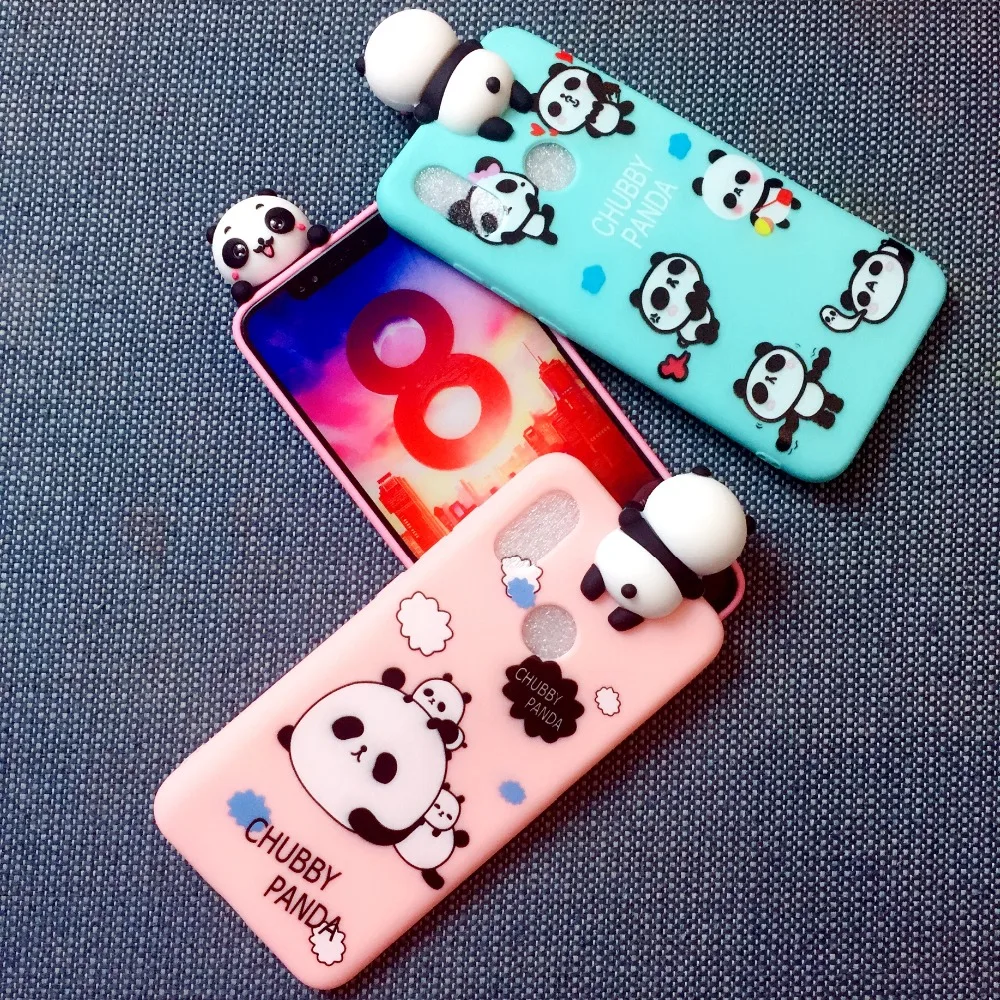For Xiaomi A2 A1 Redmi S2 Y1 Cover 3D Cute Cartoon panda brothers funny toys soft phone case Lite Y2 Cases |