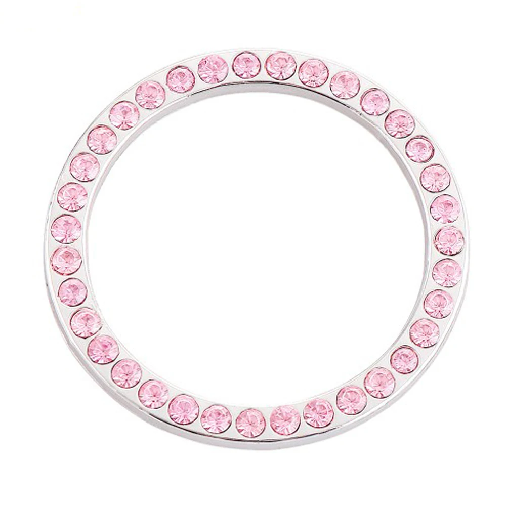 Кристальный автомобильный двигатель старт Стоп ключ зажигания кольцо для Renault