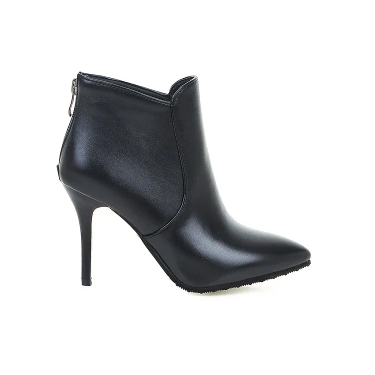 Женщины Лодыжки Сапоги Тонкий Каблук Мода Женщина Платформа Острым Носом