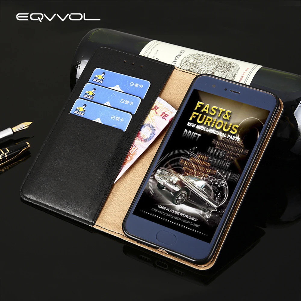 Eqvvol в стиле ретро из искусственной кожи чехол бумажник для телефона huawei P20 P8 Lite Pro