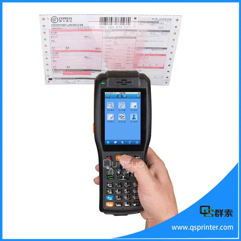 Китай wifi/3g/gps/nfc мини принтер android pda Ручной bluetooth символ сканер штрих кода|symbol barcode