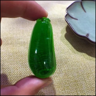 

Натуральный JADESt кулон, Изысканный резной зеленый кулон в форме капли воды, зеленый круглый кулон, ожерелье, красивый подарок для мужчин и же...