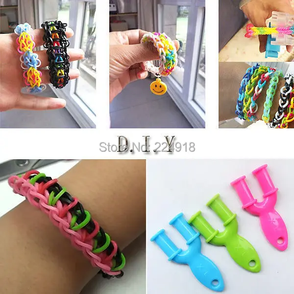 100x DIY Y-shaped Frame Bracelet Making Tool Mini Rack Kids Kits | Украшения и аксессуары