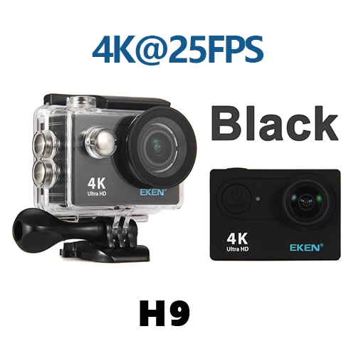 As Photo Оригинальная Экшн-камера eken H9 H9R Ultra HD 4K WiFi Спортивная камера 2,0 экран 170D Подводная Водонепроницаемая камера на шлем Спортивная камера - Цвет: As Photo