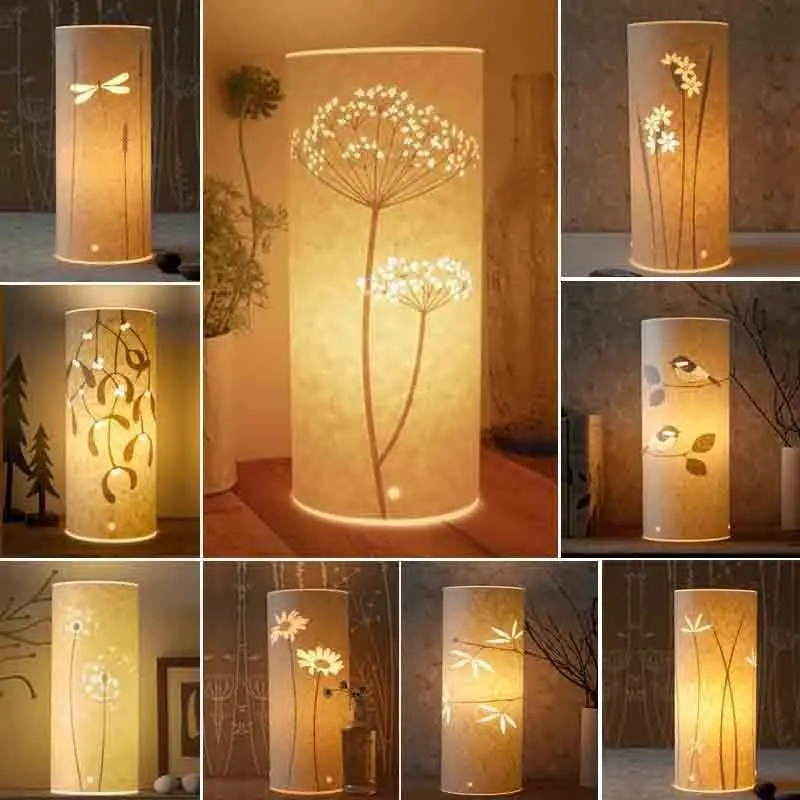 

LED Desk Lamp Art Decoration Table Night Light Decor Flower Bedroom Home Office