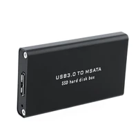 5gbs usb 3 0 to msata ssd enclosure usb3 0 to mini sata hard disk adapter ssd external hdd mobile box