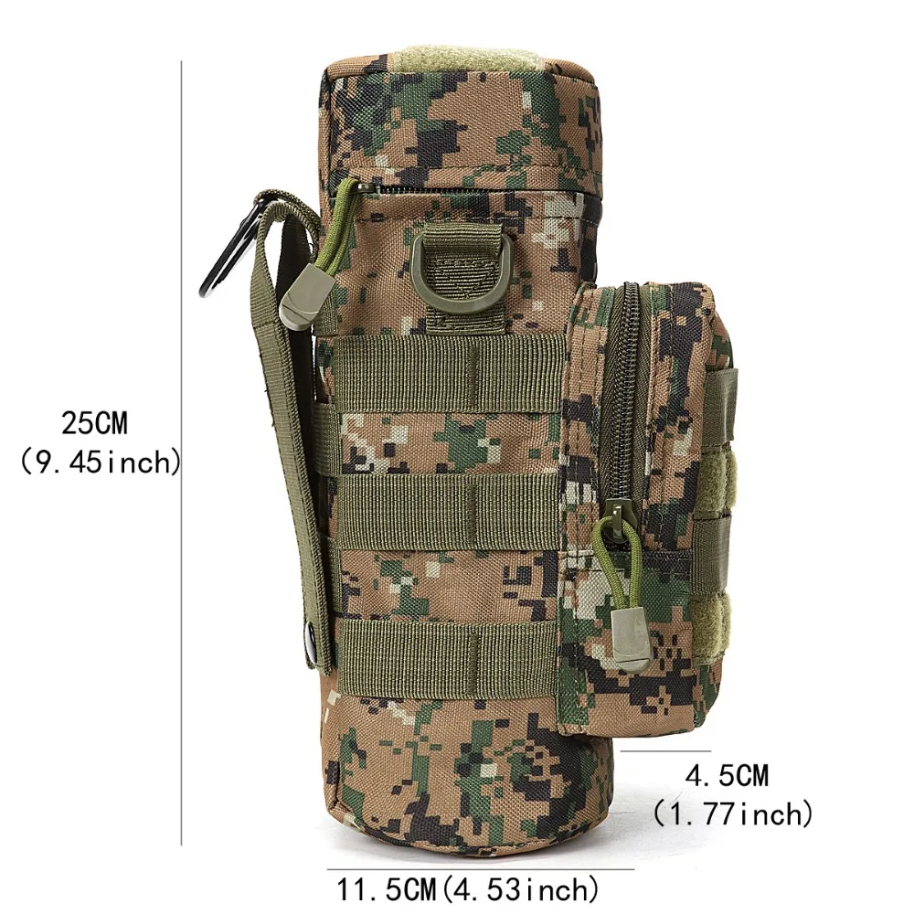 Сумка для бутылки с водой Тактическая Военная система Molle держатель чайника