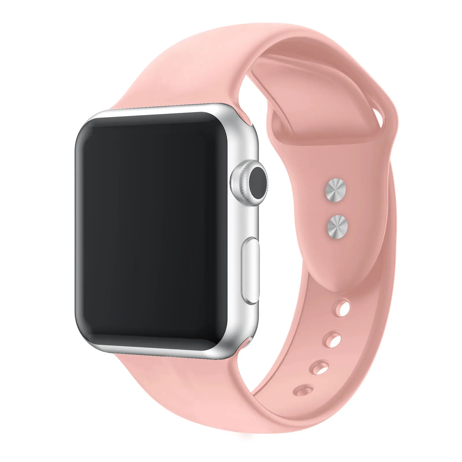 19 цветов силиконовый ремешок на запястье браслет Замена для Apple Watch iWatch серия 3/2 38 мм 42 мм - Цвет: N
