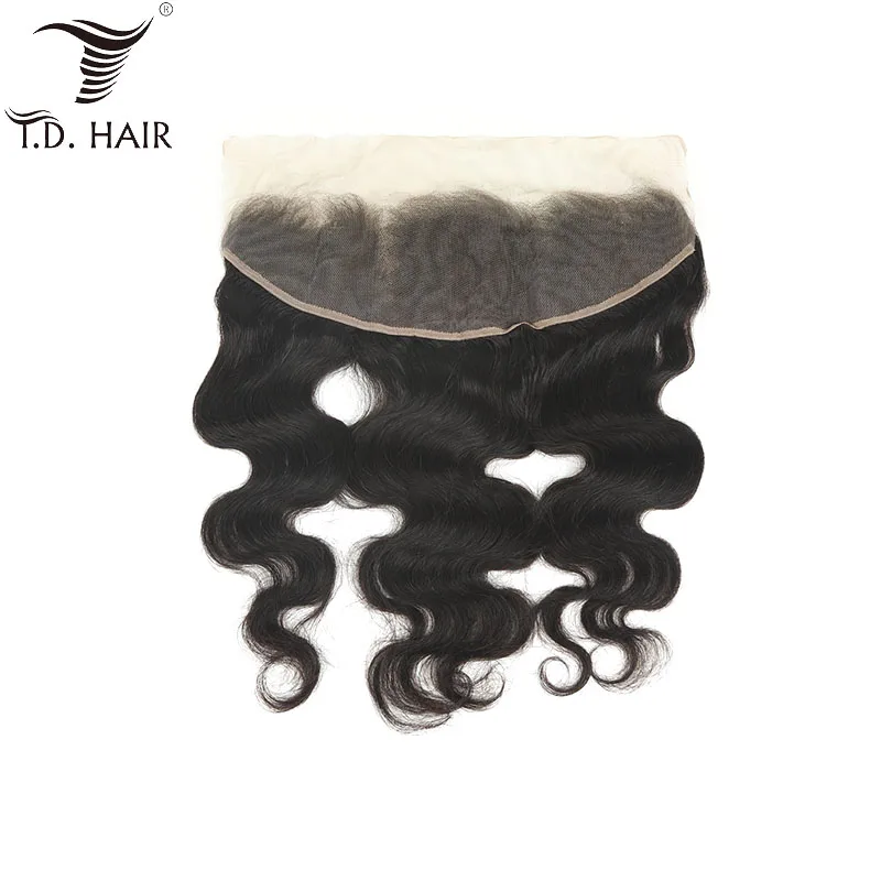 

Peruvian Pre Plucked Body Wave Lace Frontal Closure 13x4 with Human Hair Bundles for making a Wig