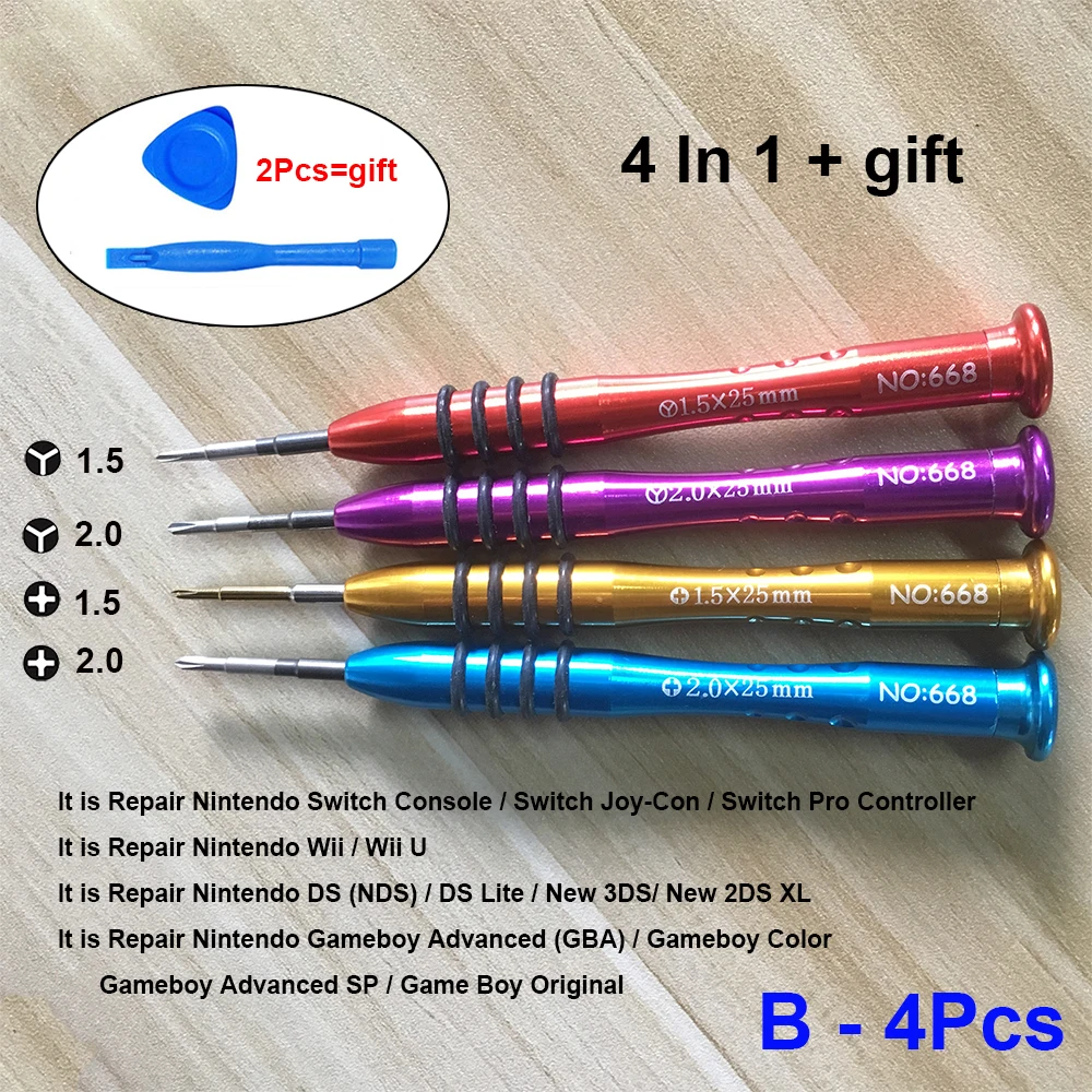 Набор отверток Pentalobe Tri Wing Y0 Y00 Y0.6 Cross Phillips Torx для iPhone X 7 6 Nintendo Switch Macbook Air/Pro 4/6/12/14