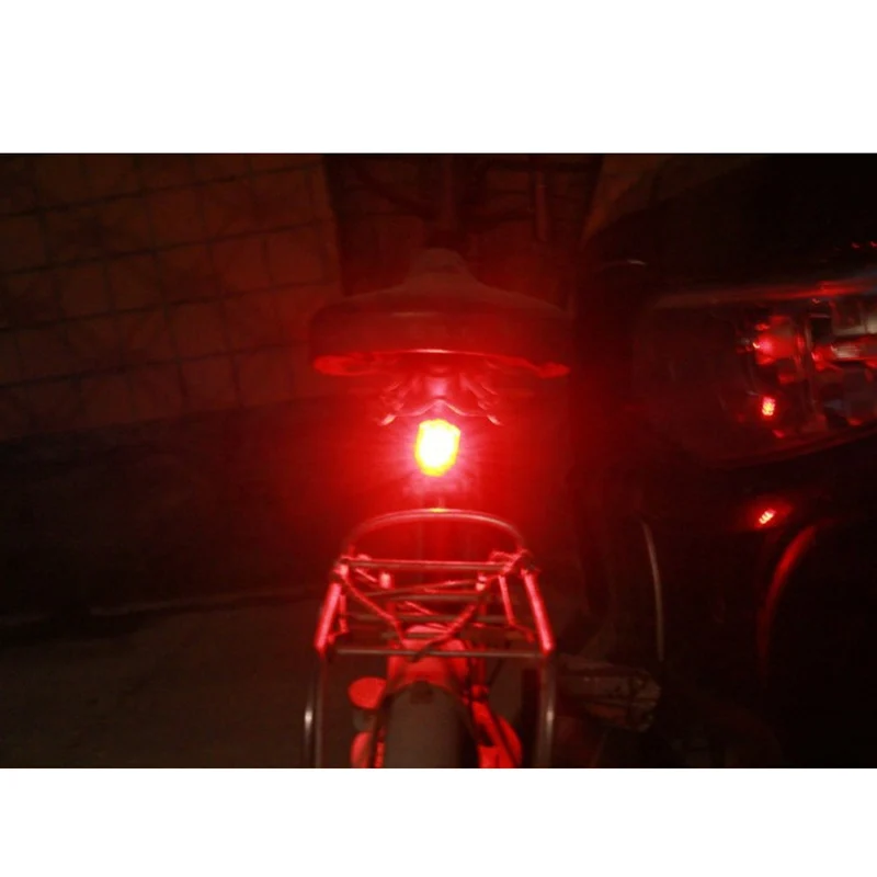 BIKEIN COB велосипедный задний фонарь Водонепроницаемый Led USB Перезаряжаемый горный