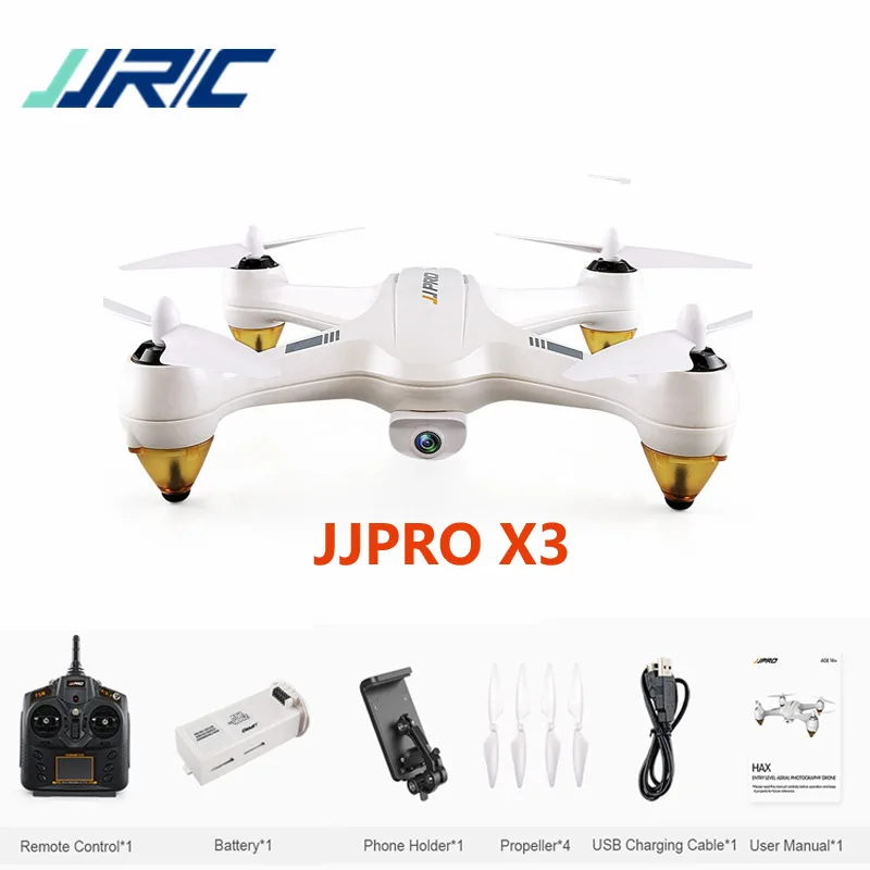 JJRC JJPRO X3 HAX бесщеточный Двойной gps wifi FPV w/1080 P HD камера Дрон RC Квадрокоптер RTF VS Hubsan H501S X4 H502E EX1
