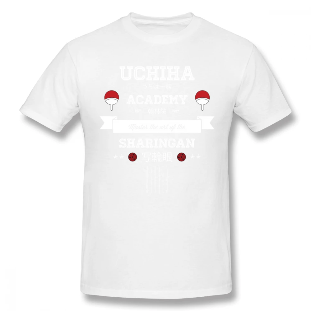 Мужские рубашки Naruto с Uchiha Academy Мужская одежда дешевая цена футболка для мужчин