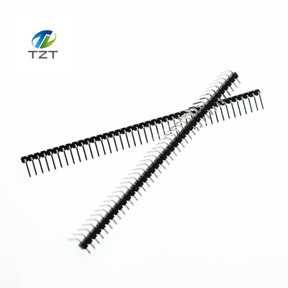 100 шт. 40 контактный Однорядный Штекерный разъем 2 54 мм|hot sale|pin headerstrip connector |