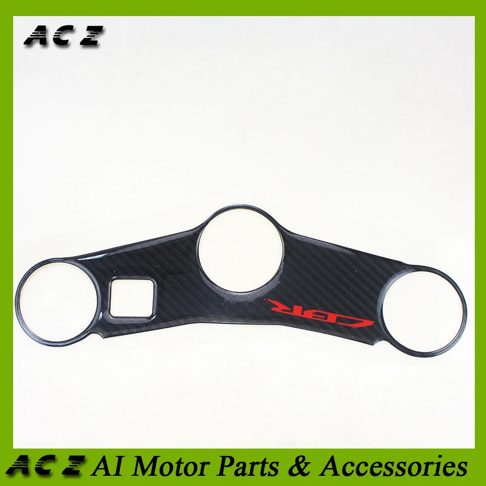 

ACZ Motorcycle Triple Tree Top Clamp Decal Carbon Fiber Upper Front Protector Sticker For Honda CBR600 CBR 600 2005-2006