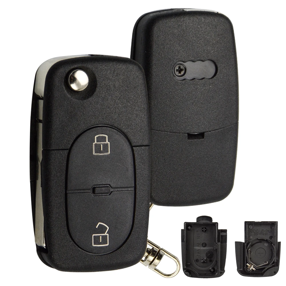 OkeyTech 2 кнопочный необработанный пустой ключ дистанционного управления Корпус
