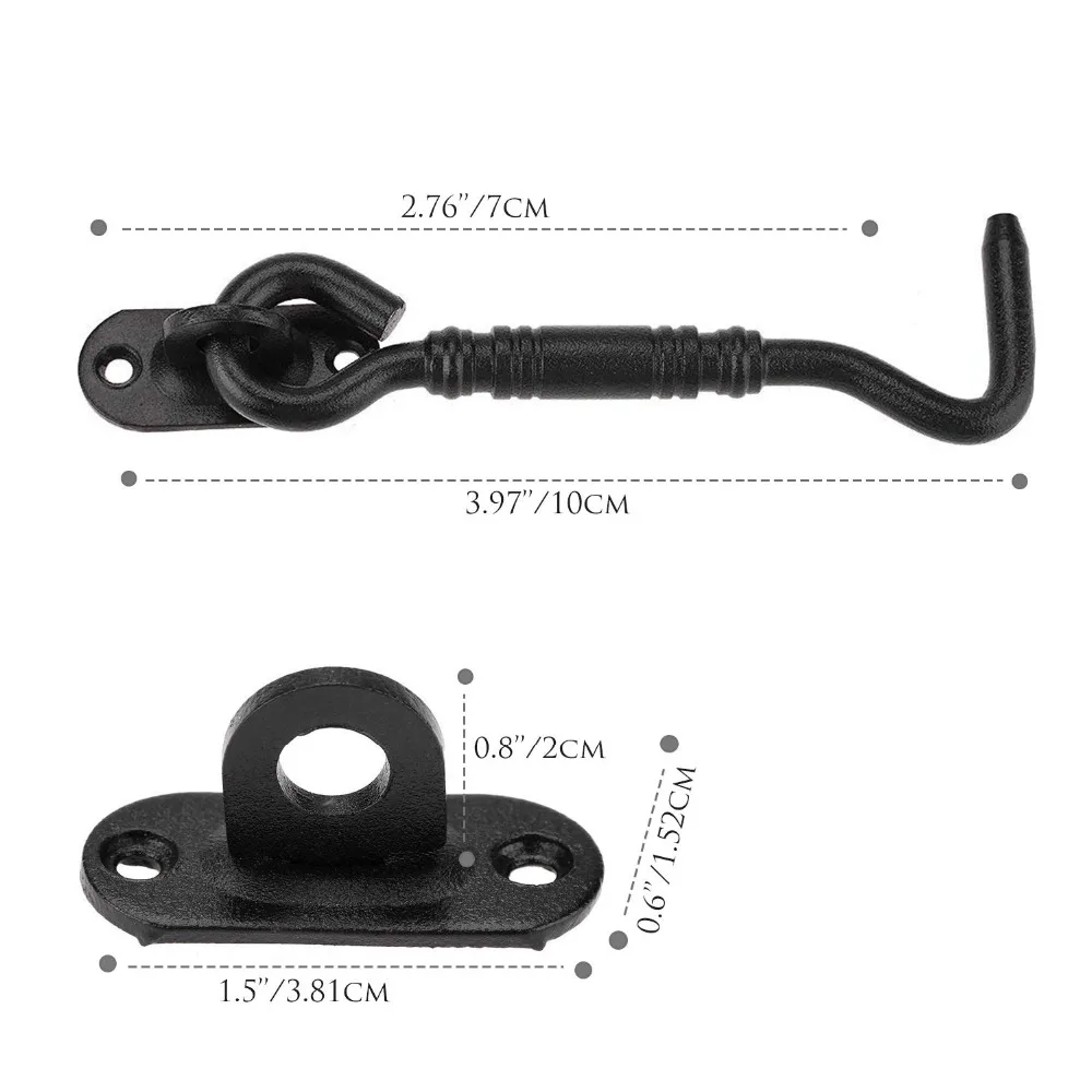 Американский замок для двери сарая на заказ крючок дверного замка из нержавеющей
