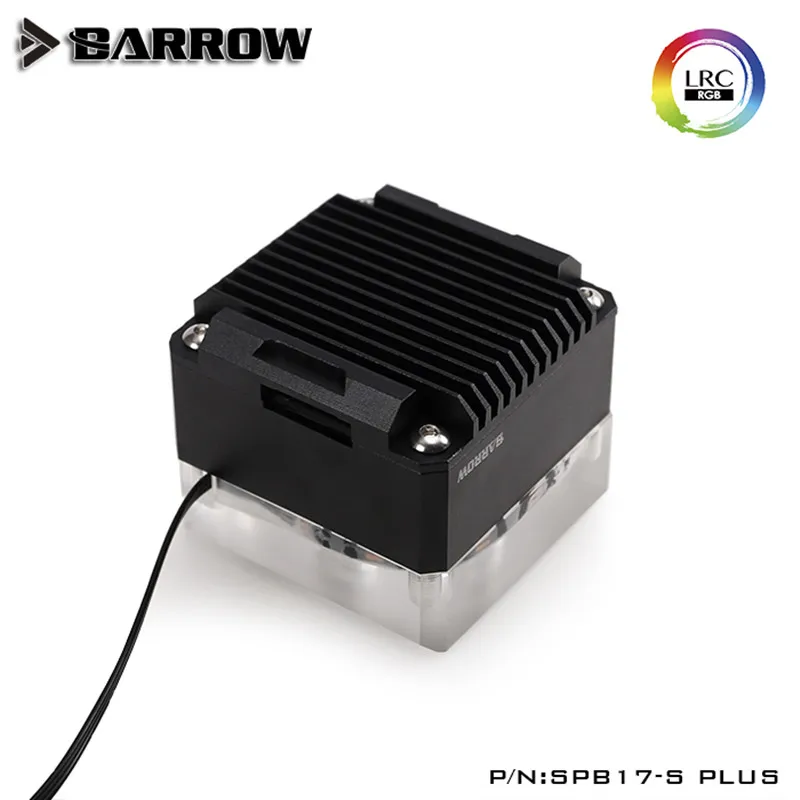 

BarrowSilver/black PLUS Version 17W PWM Pumps, LRC 2.0 With Aluminum Radiator Cover SPB17-S-PLUS