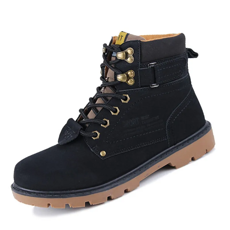 Осень Зима противоскольжения Снегоступы Обувь Мужская Открытый Работа Сапоги