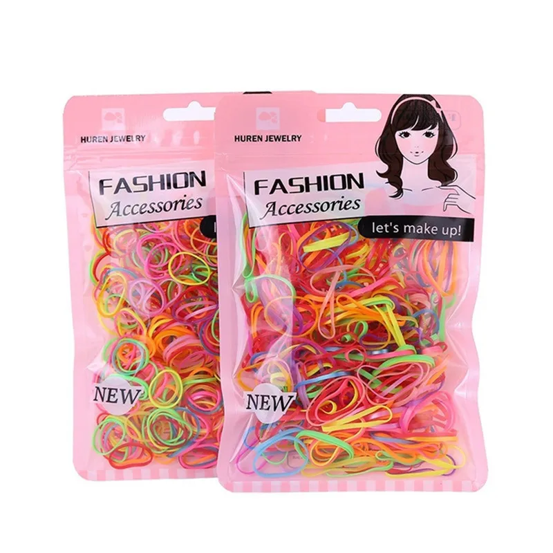 Модная разноцветная прозрачная резинка Женская эластичная повязка на голову для