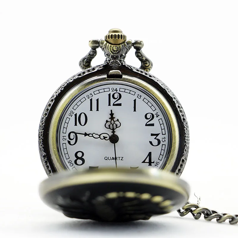 Лидер продаж уникальные модные кварцевые карманные часы в виде скорпиона для