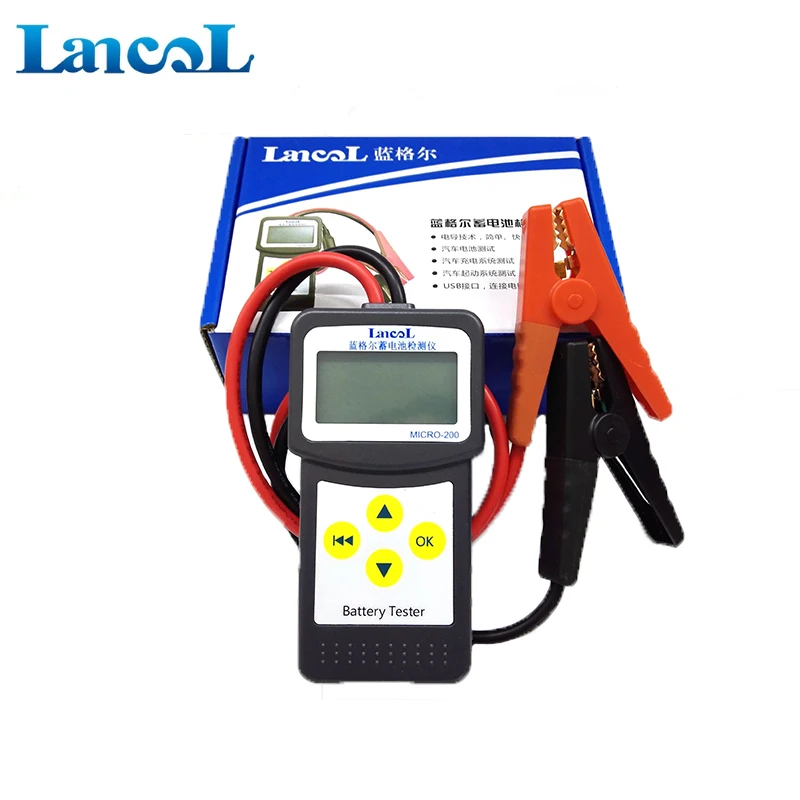 Lancol Micro 200 Профессиональный диагностический инструмент 12 В cca батарея система