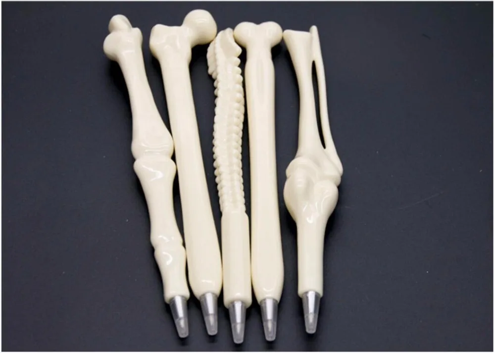 Новые творческие канцелярские реалистичные кости Форма шариковая ручка студент