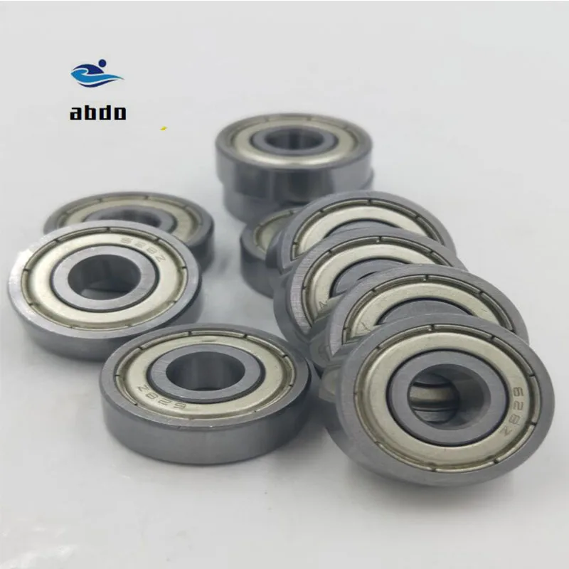 

50pcs/Lot High quality ABEC-5 MR62ZZ MR62Z MR62-2Z MR62 ZZ R-620ZZ 2x6x2.5 mm Metal seal Miniature Deep Groove Ball Bearing