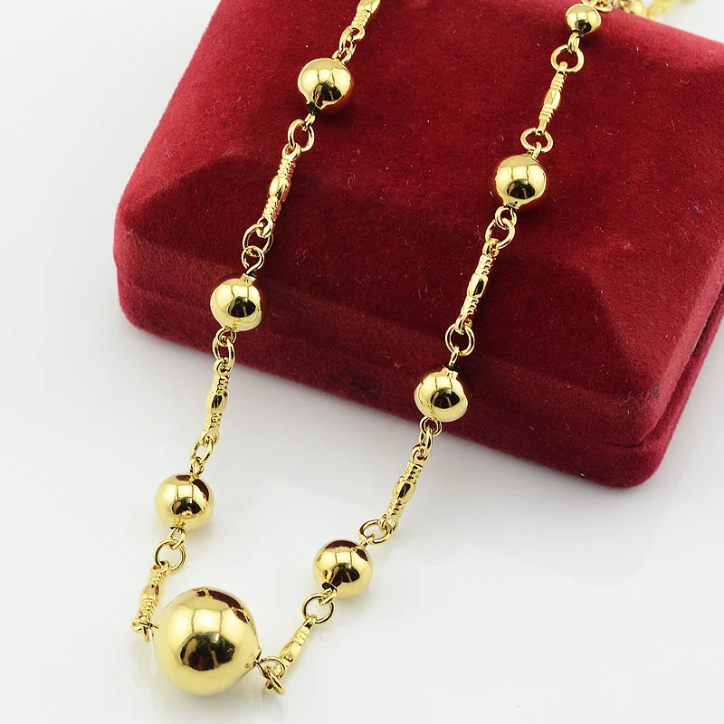 Модное женское ожерелье Модные мужские ювелирные изделия золотого цвета резной