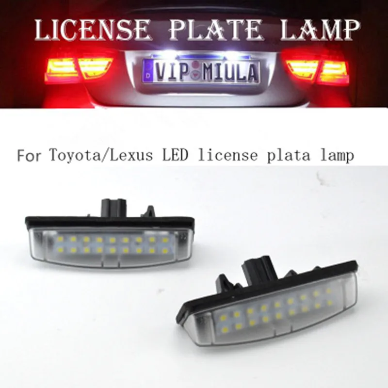 Dreauto без ошибок ксеноновый белый 18SMD светильник номерного знака для Toyota Camry Aurion Prius