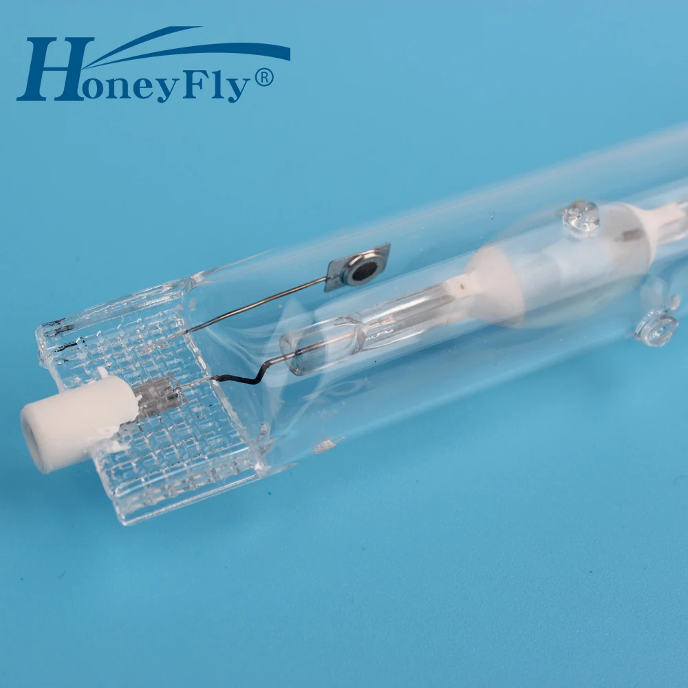 HoneyFly Металлогалогенная лампа 220 в 70 Вт 150 Вт белый/теплый белый R7S двухсторонняя металлическая галогенная лампа накаливания прожекторы кварцевая трубка