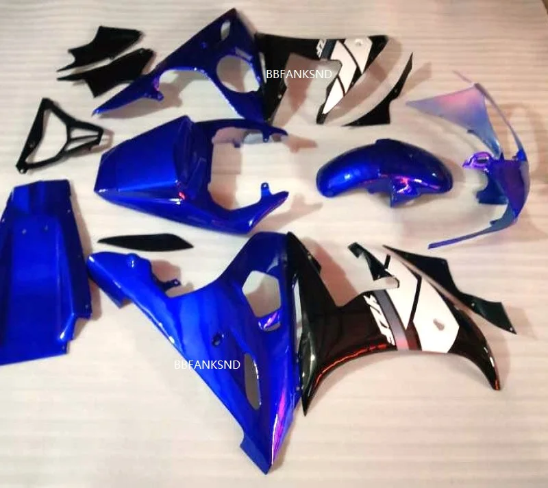 Комплект мотоцикла Oh-Fit для YAMAHA YZFR6 03 04 05 обтекатель YZF R6 2003 2004 2005 YZFR-6 синий Обтекатели набор